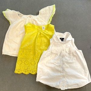 Bundle: Baby Gap 4T summer tops